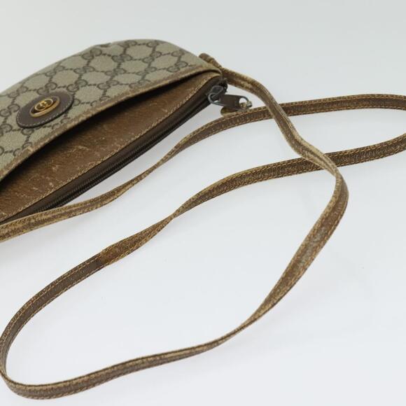 GUCCI GG Supreme Shoulder Bag Pvc Beige Gold 904 02 020 - Picture 7 of 12